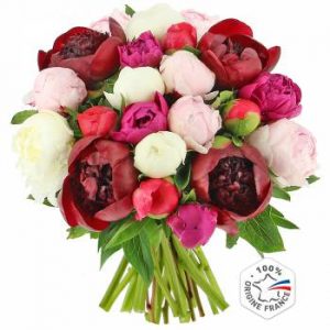Bouquet de pivoines